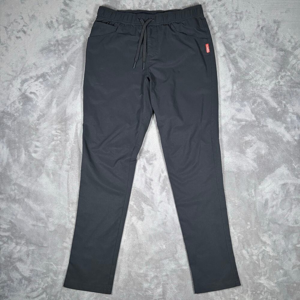 KETL Mountain Men’s Vent Lightweight Hiking Travel Pants Black Size S